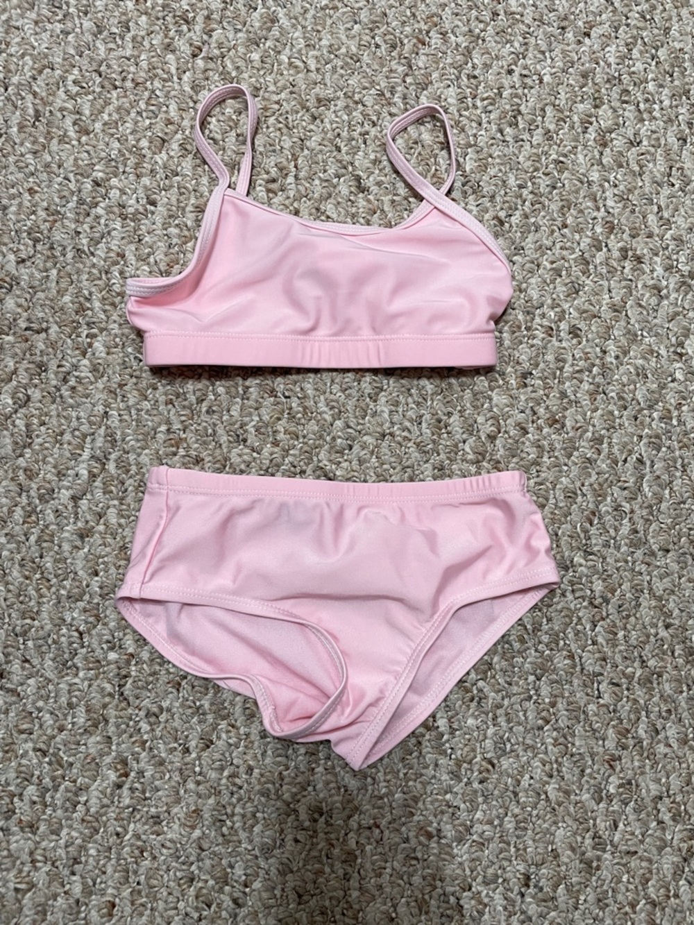 Ideology Girls' Light Pink Two-Piece Swim Bikini Set
